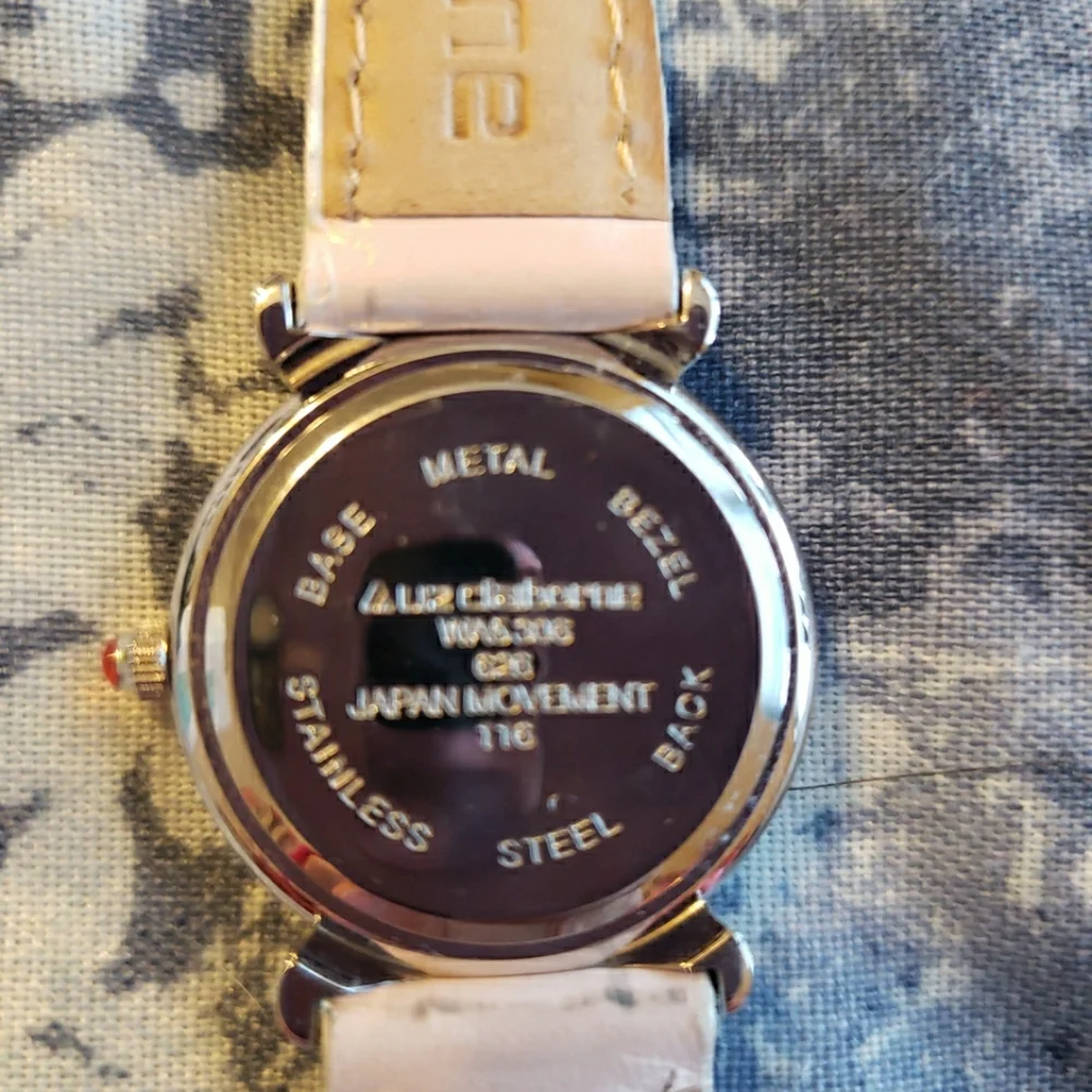 Liz Claiborne Pink Blush Leather Watch